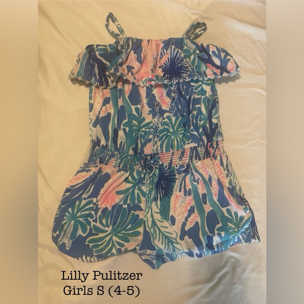 Lilly Pulitzer Girls Romper size S 4-5